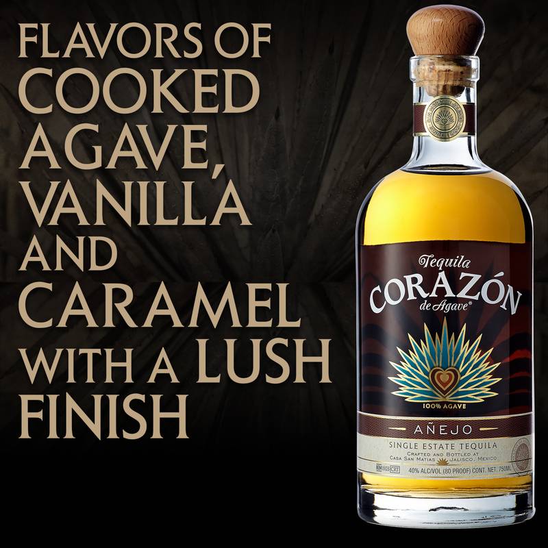 Corazon Anejo Tequila 750ml 80 proof