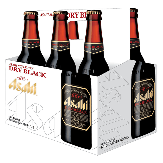 Asahi Super Dry Black (6PKB 11.2 OZ) - Asahi – BevMo!