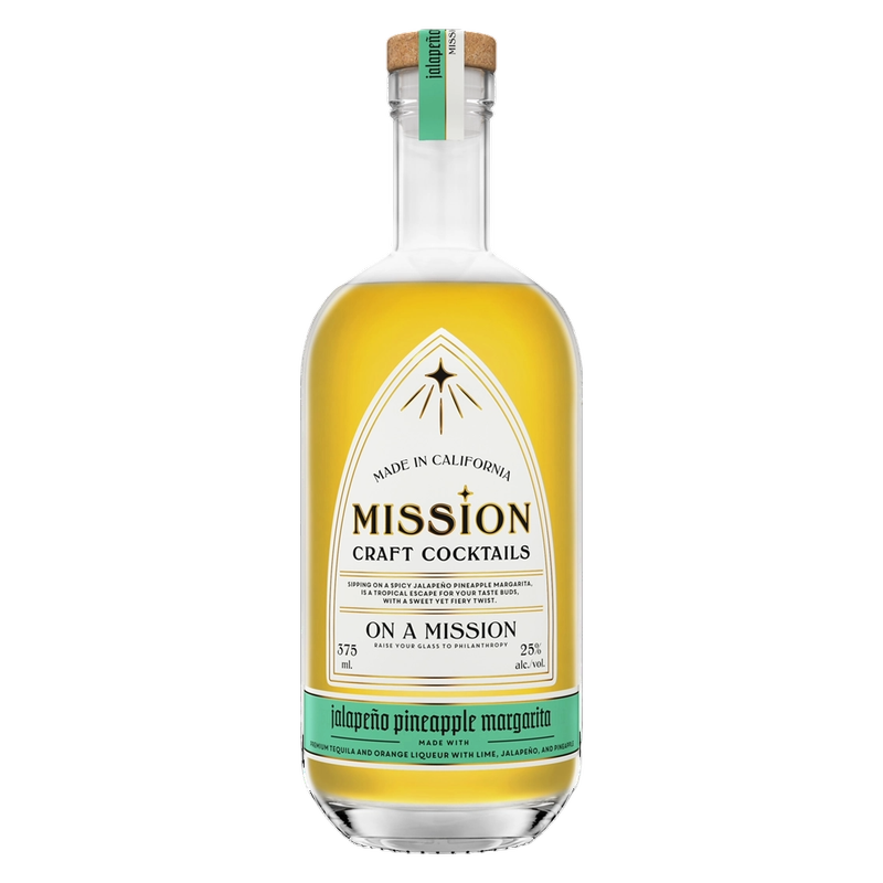 Mission Craft Jalapeno Pineapple Margarita 375ml 25% ABV - Mission