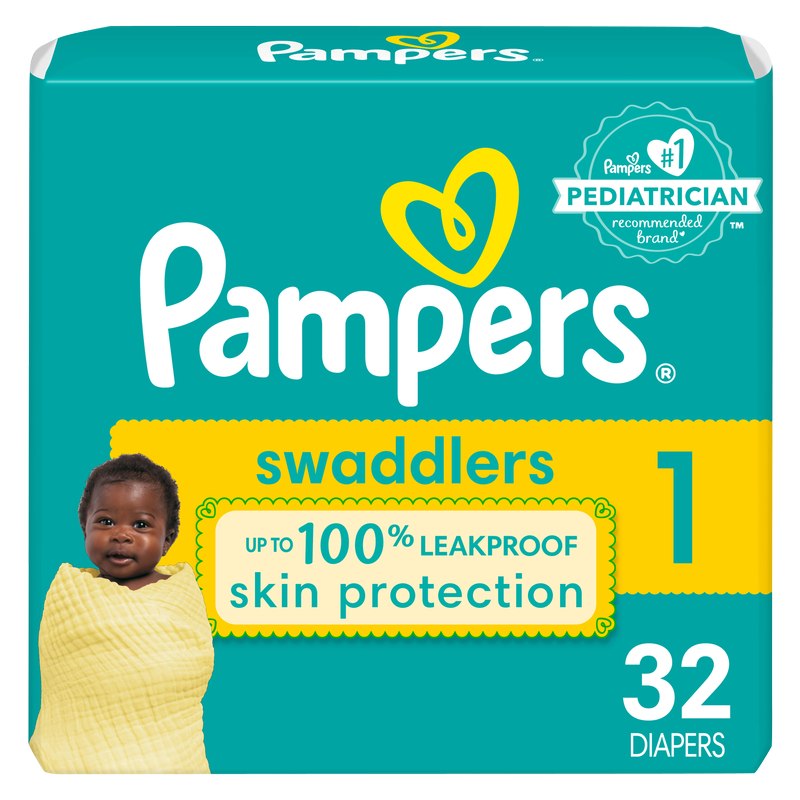 pampers1様 Pampers Swaddlers Diapers Size 1 32ct - Pampers – BevMo!