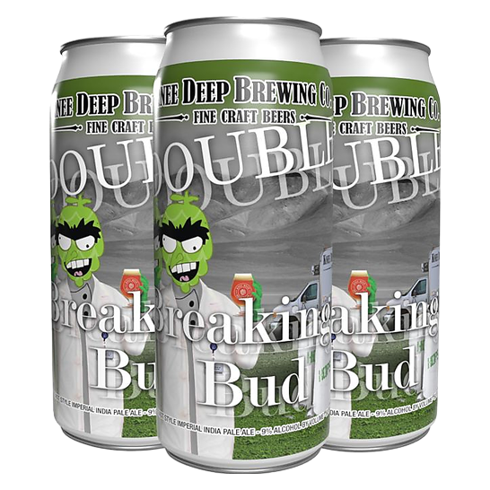 Knee Deep Double Breaking Bud (4PKC 16 OZ)