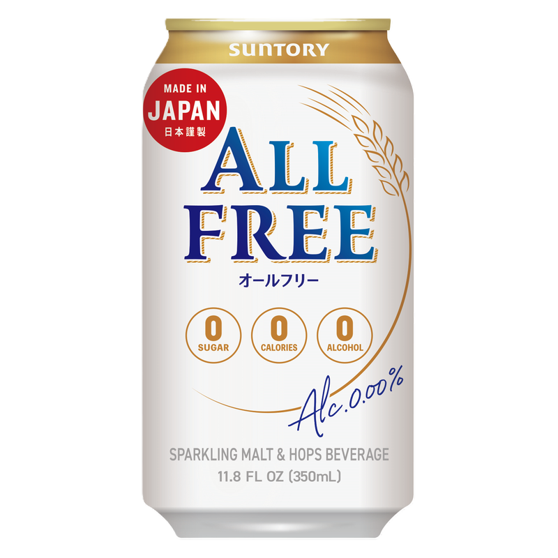 Suntory All Free Non-Alcoholic Beer 6pk 12oz Can