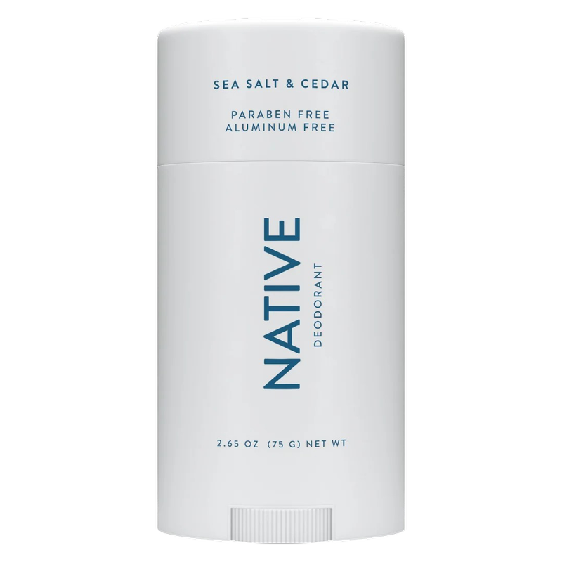 Native Deodorant, Sea Salt & Cedar, 2.65 oz - Native – BevMo!