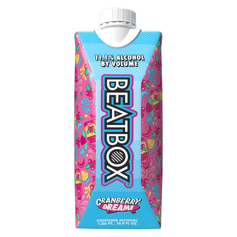 BeatBox Cranberry Dreams 500ml 11.1% ABV Wine Party Punch BeatBox Cranberry Dreams 500ml 11.1% ABV Wine Party Punch