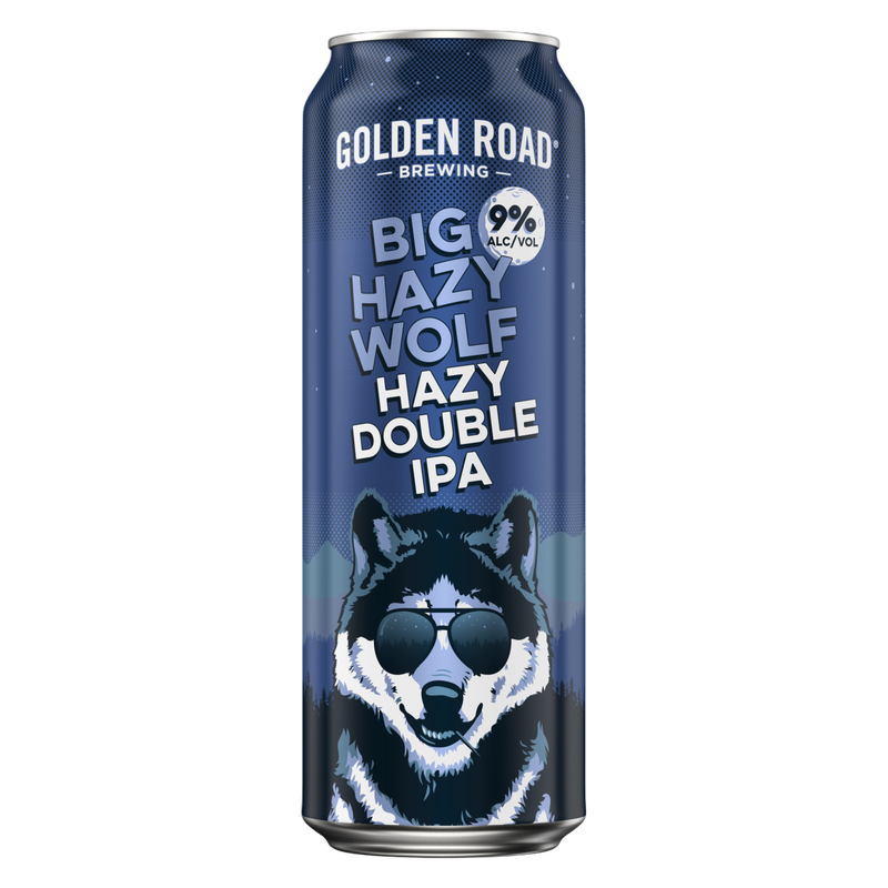 Golden Road Brewing Big Hazy Wolf Double IPA (19.2 OZ CAN
