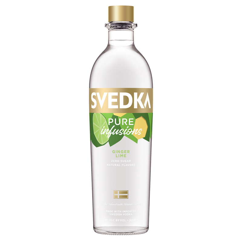 Svedka Pure Infusions Ginger Lime Vodka 750ml (70 proof) - Svedka