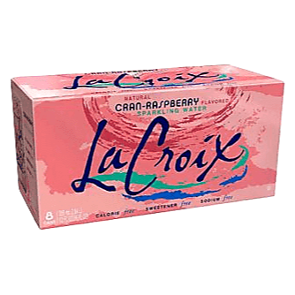 La Croix Cran-Raspberry Sparkling Water 8pk 12oz Can - La Croix
