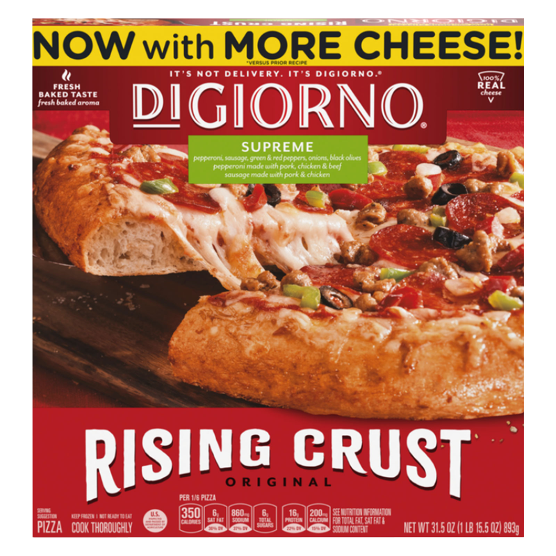 DiGiorno Frozen Rising Crust Supreme Pizza, 31.5oz - BevMo! – BevMo!