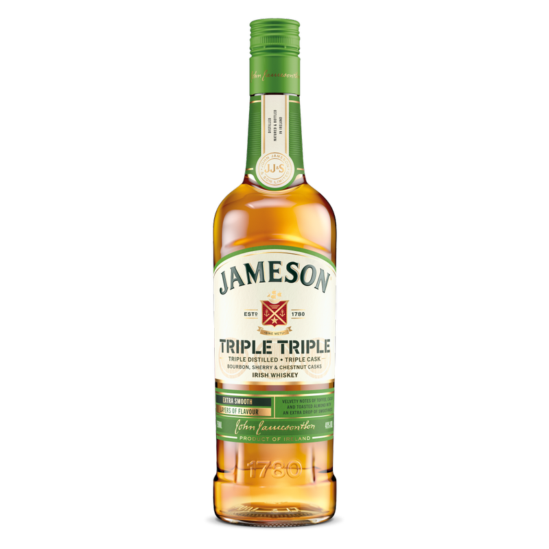 evenflo jameson Jameson Triple Triple Irish Whiskey 750ml Bottle