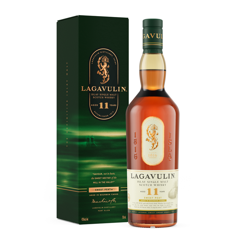 ウイスキー LAGAVULIN Lagavulin Sweet Peat Scotch 11 Year - Lagavulin – BevMo!