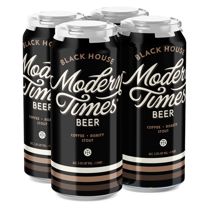 Modern Times Brewing Blackhouse Stout 4pk 16oz Can 5.8% ABV