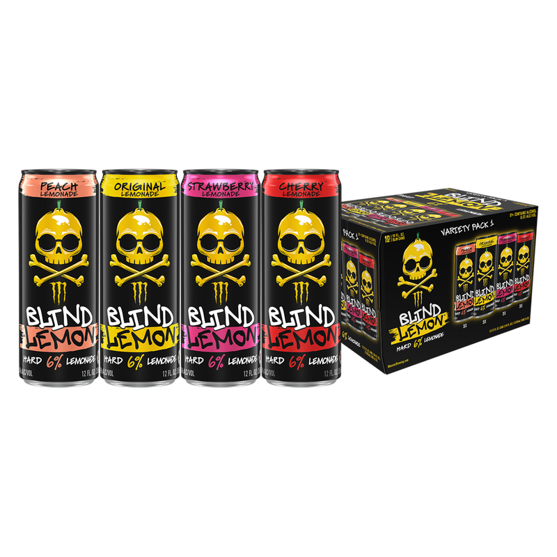 hard monsters Monster Blind Lemon Variety Pack 12pk 12oz Can