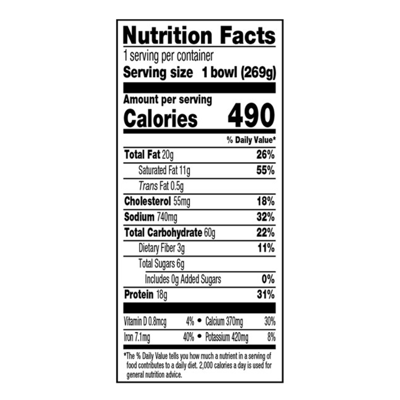 Amy's Frozen Bowls Broccoli and Cheddar Bake 9.5oz
