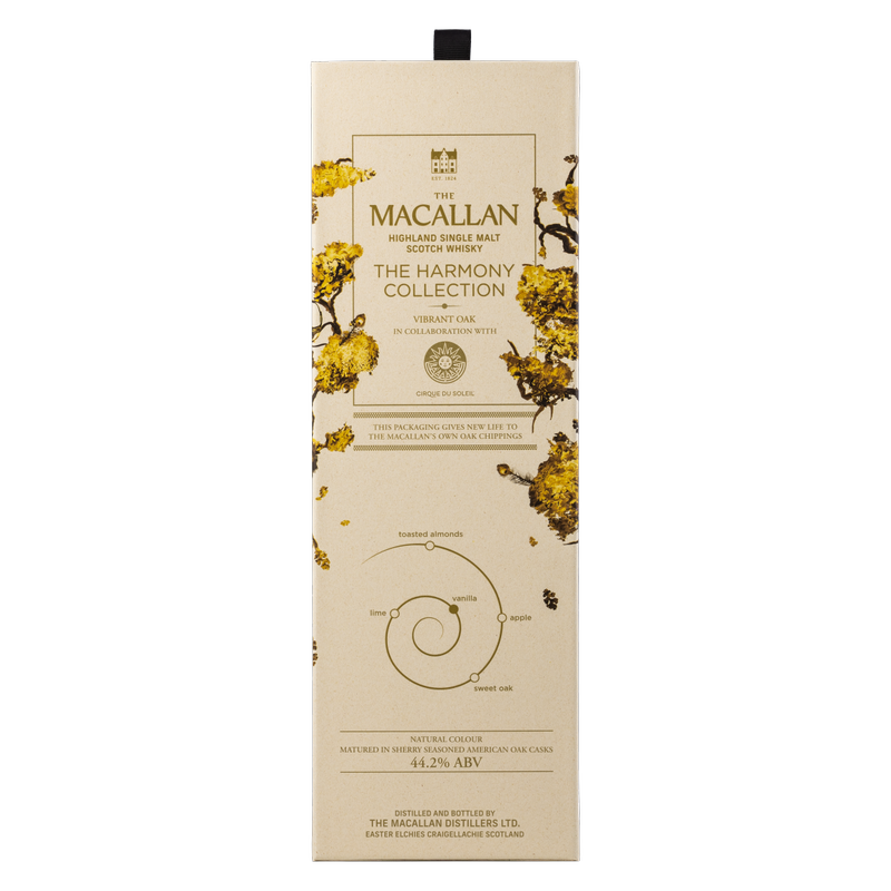 Macallan Harmony Vibrant Oak Single Malt Scotch 750ml Bottle Macallan Harmony Vibrant Oak Single Malt Scotch 750ml Bottle