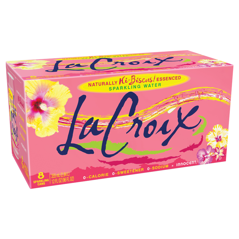La Croix Hibiscus Sparkling Water 8pk 12oz - La Croix – BevMo!