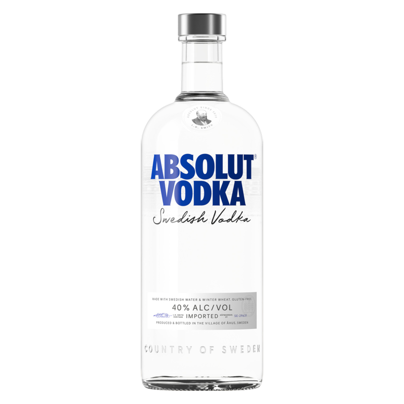 Absolut Vodka 1L (80 Proof) - Absolut – BevMo!
