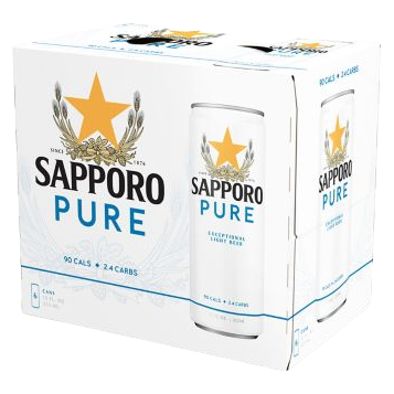 Sapporo Pure 6pk 12oz
