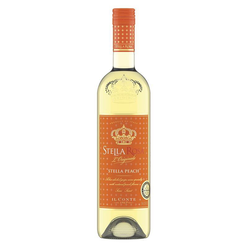 Stella Rosa Peach Semi-Sweet White Wine 750 ml - Stella Rosa – BevMo!