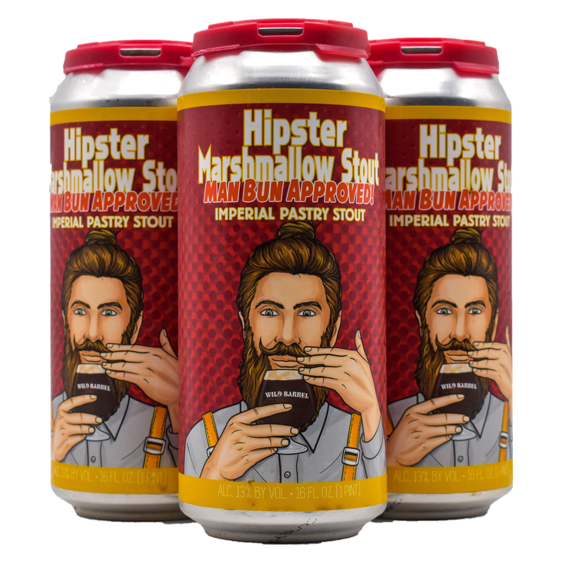 Wild Barrel Hipster Marshmallow Stout 4pk 16oz Cans