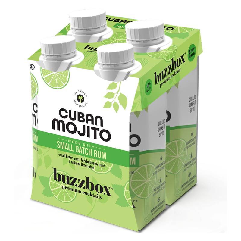Buzzbox Cuban Mojito 4pk 250ml