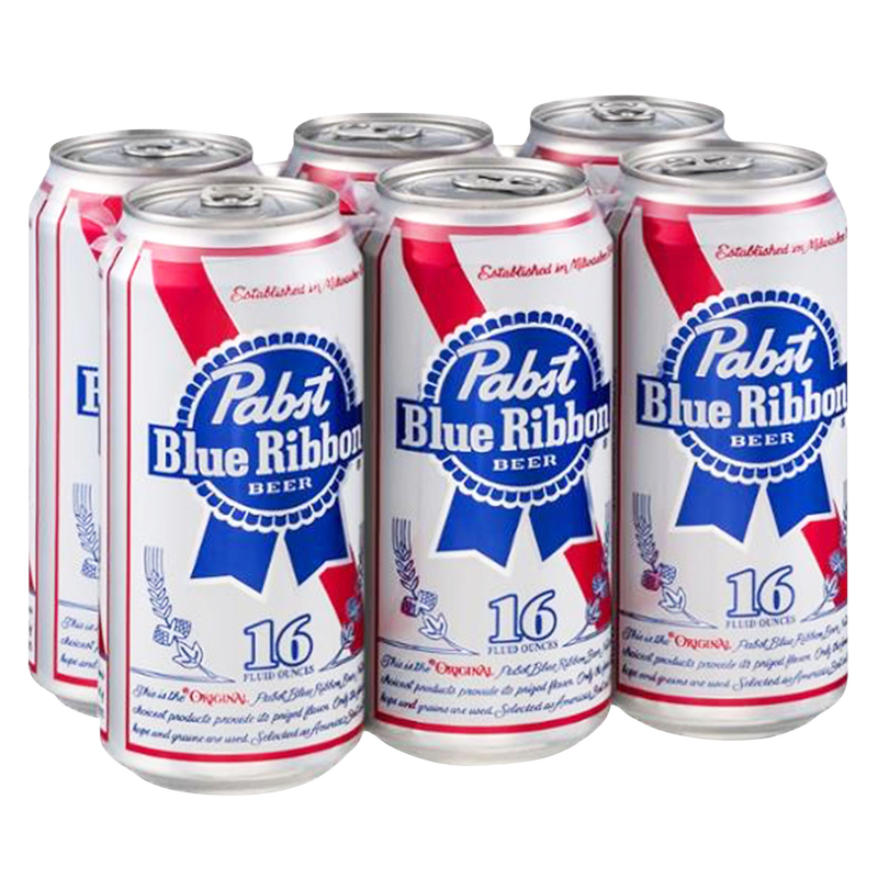 Pabst Blue Ribbon 6pk 16oz Can 4.6% ABV - Pabst – BevMo! Pabst Blue Ribbon 6pk 16oz Can 4.6% ABV - Pabst – BevMo!