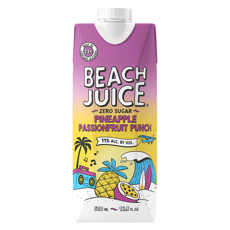 Beach Juice Pineapple Passionfruit Punch 500ml 11% ABV