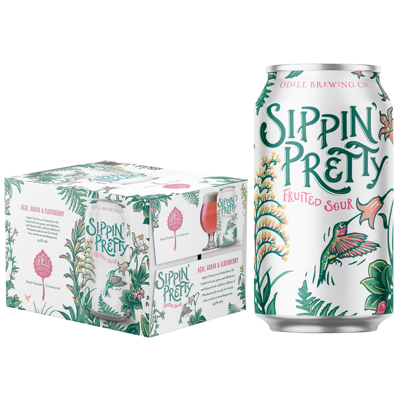 Odell Sippin Pretty Fruited Sour 6pk 12oz Can 4.5% ABV - Odell