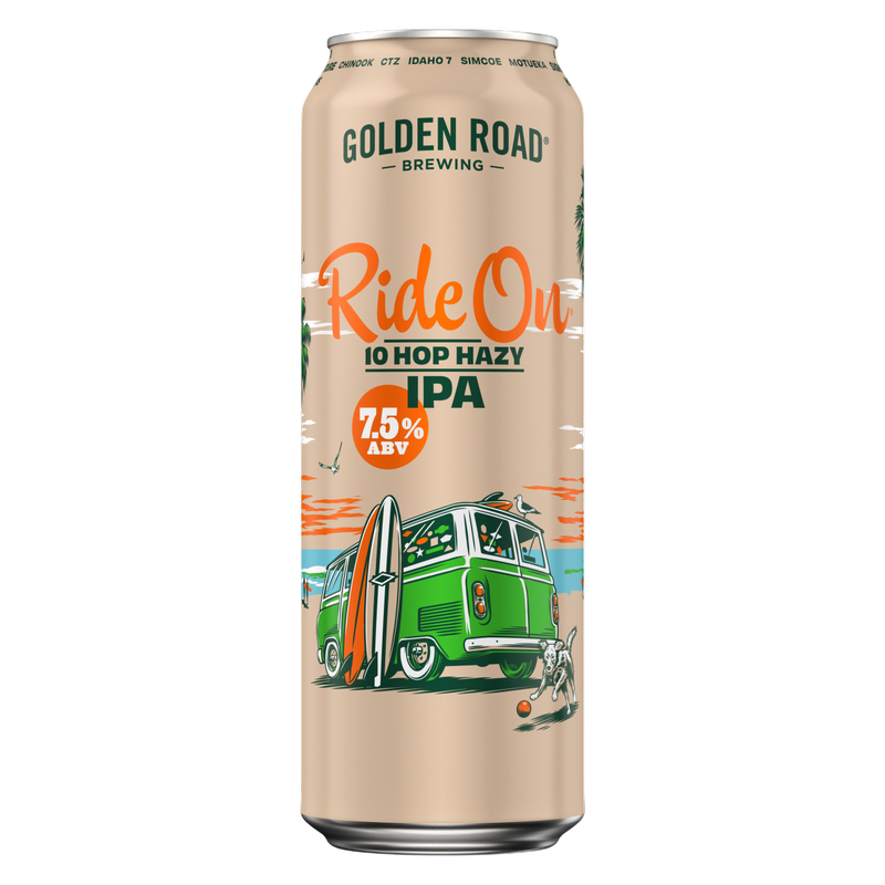 Golden Road Brewing Ride On 10 Hop Hazy IPA (19.2 OZ CAN)