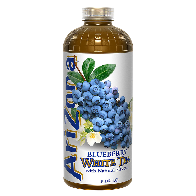 AriZona Blueberry White Tea 34oz Btl - Arizona – BevMo!