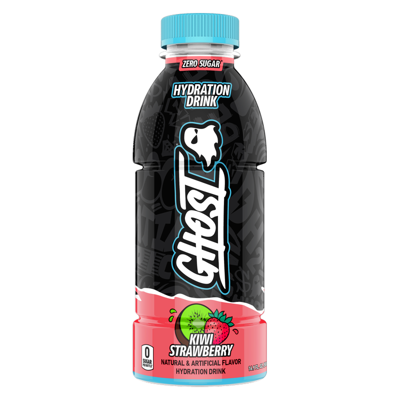 GHOST HYDRATION Kiwi Strawberry 16.9oz Btl - GHOST – BevMo!