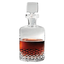 Diamond Cut Glass Decanter