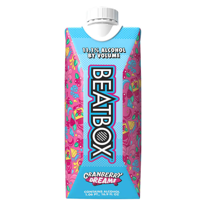 BeatBox Cranberry Dreams 500ml 11.1% ABV Wine Party Punch