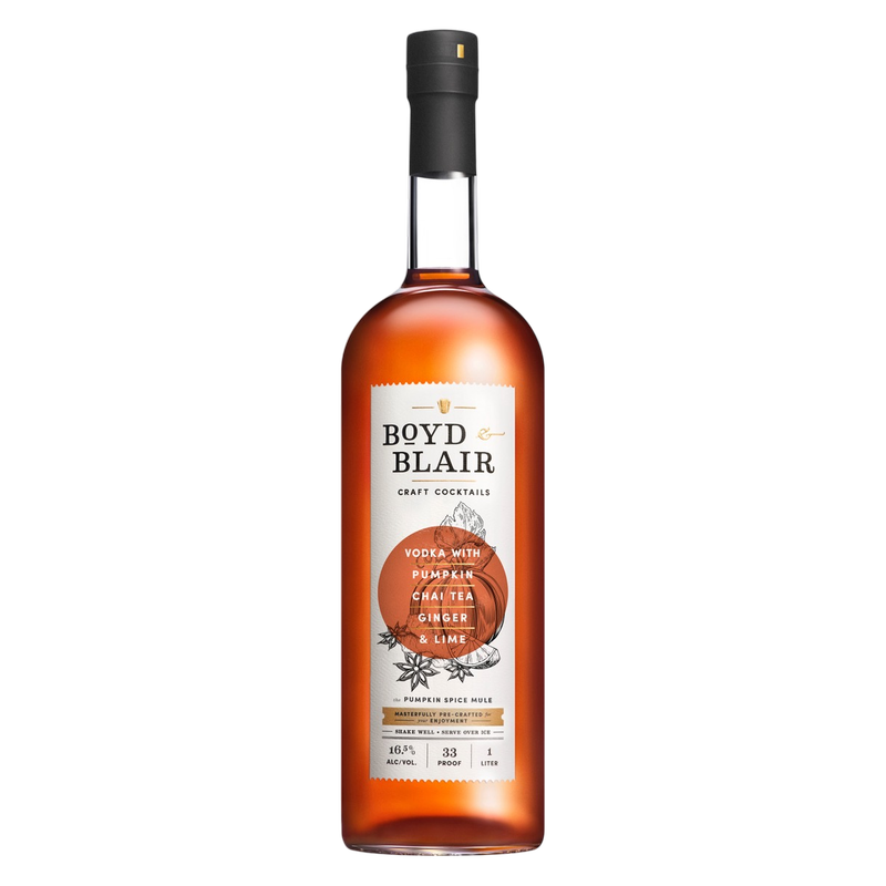 Boyd & Blair Pumpkin Spice Mule 1L (33 Proof) - Boyd & Blair – BevMo!