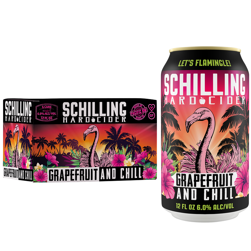 Schilling Cider Grapefruit 6pk 12oz Can 6.0% ABV - Schilling Cider