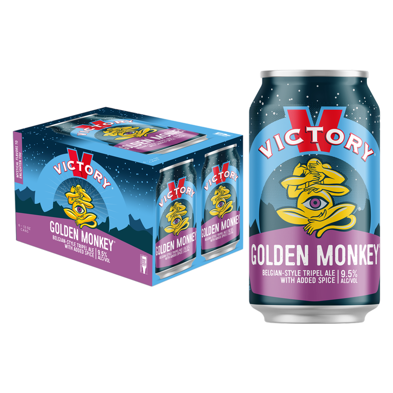 Victory Golden Monkey 6pk 12oz Can 9.5% ABV - Victory – BevMo!