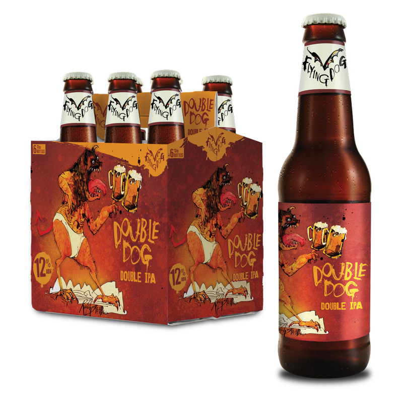 Flying Dog Double Dog 6pk 12oz Btl 11.5% ABV - Flying Dog – BevMo!