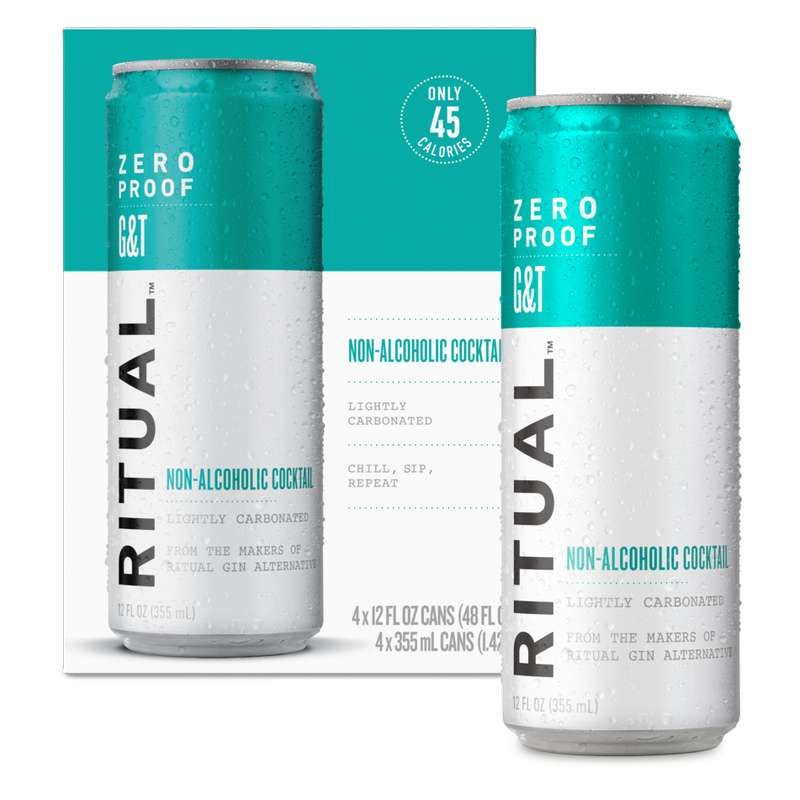 Ritual Non-Alcoholic Gin & Tonic 4pk 12oz Can