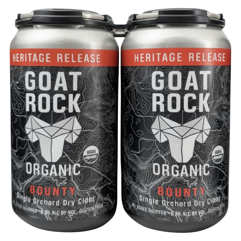 Goat Rock Organic Bounty Cider 4pk 12oz