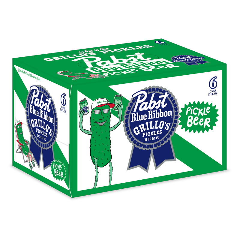 Pabst Blue Ribbon Grillo's Pickles Beer 6pk 12oz Can - Pabst – BevMo! Pabst Blue Ribbon Grillo's Pickles Beer 6pk 12oz Can - Pabst – BevMo!