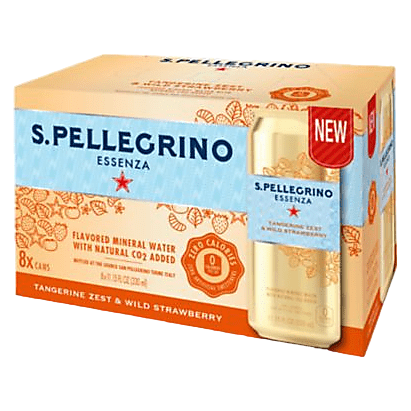 San Pellegrino Essenza Tangerine & Wild Strawberry Sparkling Water