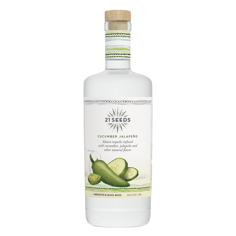 21 Seeds Cucumber Jalapeno Infused Blanco Tequila 750ml - 21Seeds