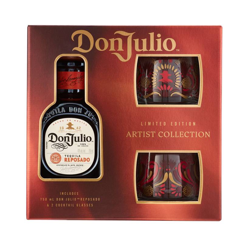 Don Julio Reposado 750ml Gift Set - Don Julio – BevMo!