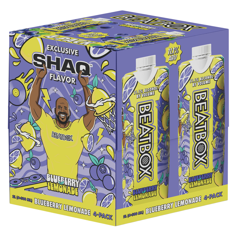 BeatBox Blueberry Lemonade 4pk 500ml