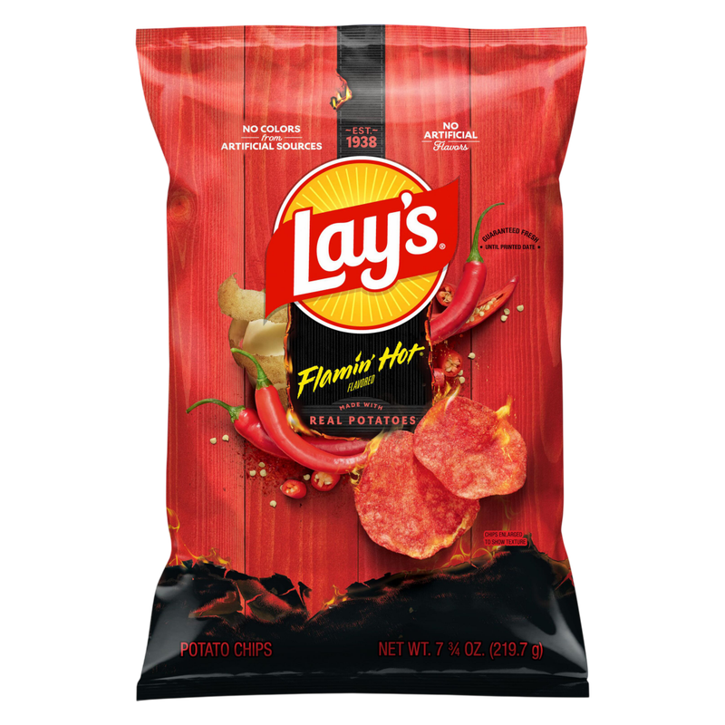 Lay's Flamin' Hot Potato Chips 7.75oz