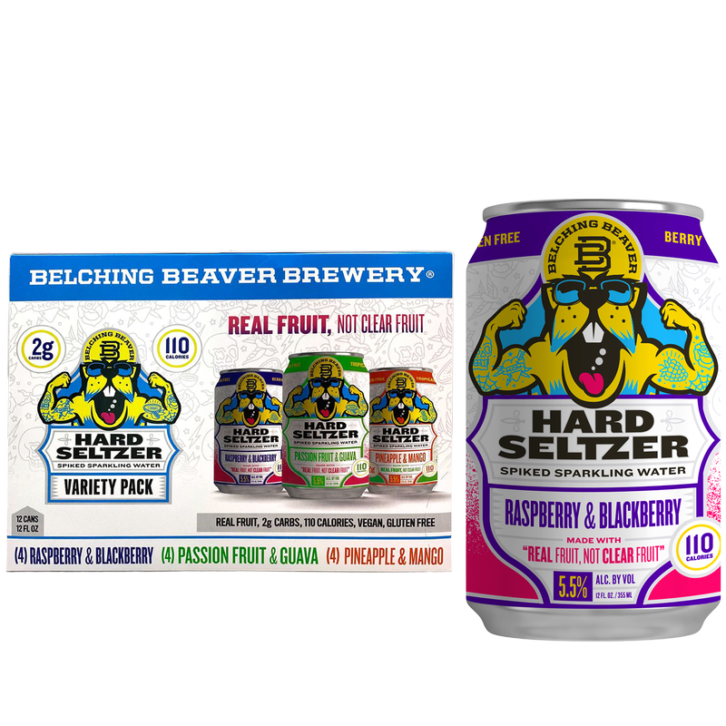 zelt beaver Belching Beaver Hard Seltzer Variety 12pk 12oz Can
