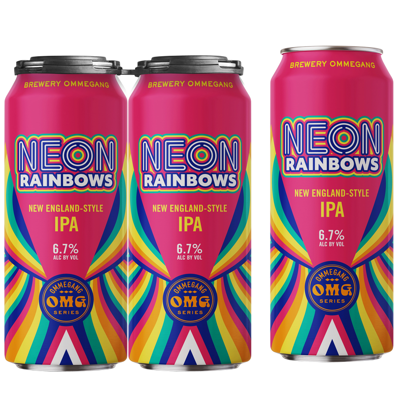 Ommegang Neon Rainbows IPA 4pk 16oz Can - Ommegang – BevMo!