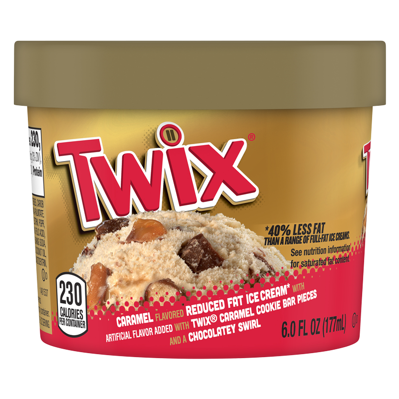Twix Caramel Flavored Reduced Fat Ice Cream Cup 6oz - BevMo! – BevMo!