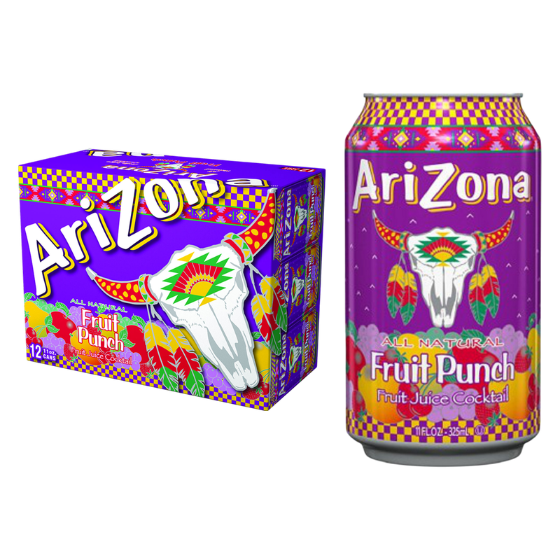 AriZona Fruit Punch 12pk 11.5oz Can - Arizona – BevMo!