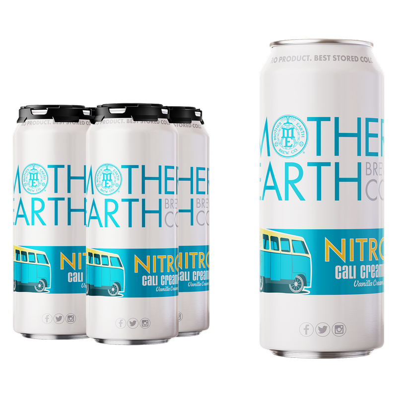 Mother Earth Brew Nitro Cali Creamin' 4pk 16oz Can – BevMo!