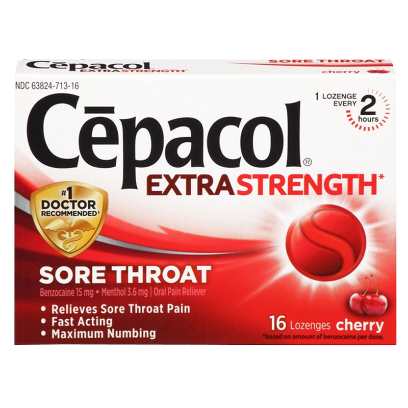 Cepacol Extra Strength Lozenges Cherry 16ct - BevMo! – BevMo!
